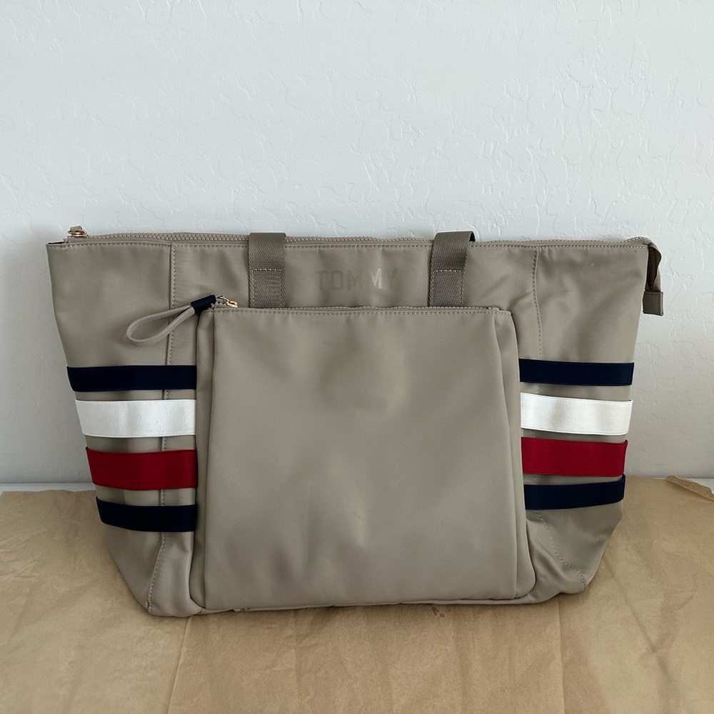 Tommy Hilfiger large nylon tote bag